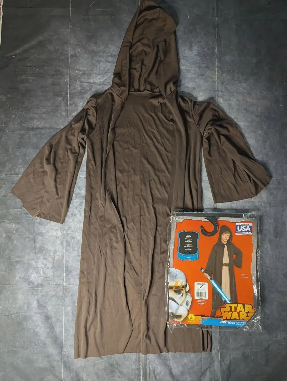 Disney Star Wars Jedi Robe Halloween Costume Cosplay Rubie's Kids S 4-6